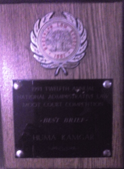 Best brief award