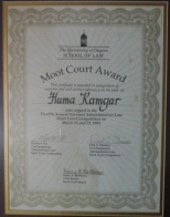 Moot Court Award