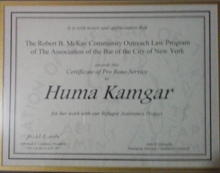 Robert B Mckay Award